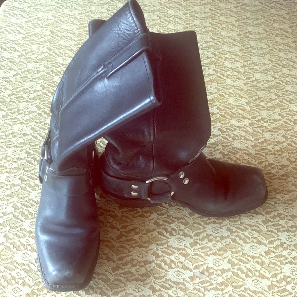Vintage Motorcycle Boots